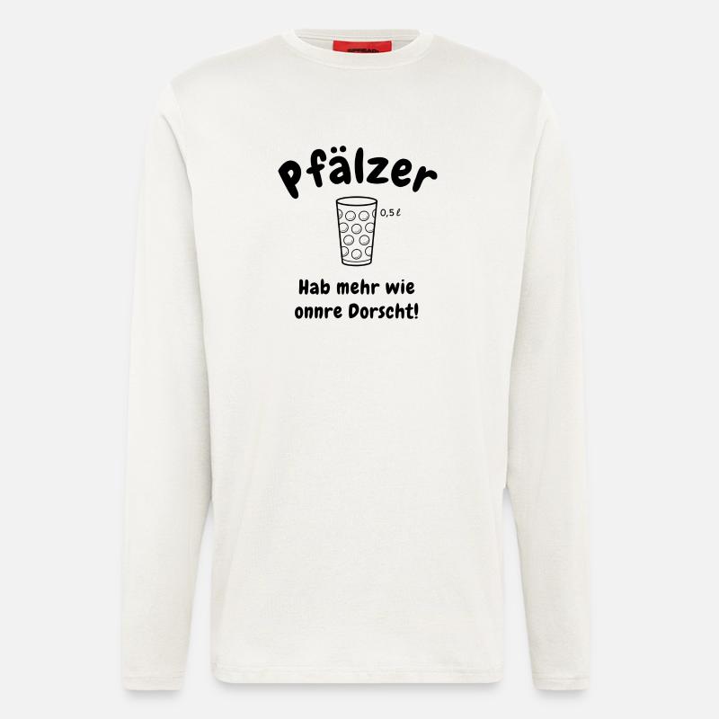Pfälzer Durst - Langarmshirt - made by SPREAD  - OFF WHITE