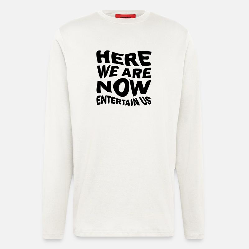 Unterhalten Sie uns! - Langarmshirt - made by SPREAD  - OFF WHITE