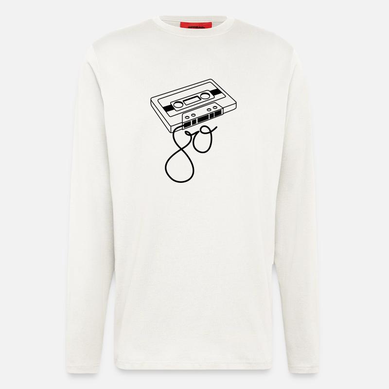 80s - Langarmshirt - made by SPREAD - OFF WHITE