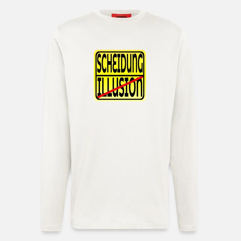 EHE ILLUSION - TRENNUNG SCHEIDUNG - Langarmshirt - made by SPREAD  - OFF WHITE