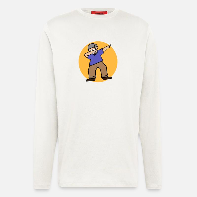 Ruhestand Senior Statement Freizeit Pensionär - Langarmshirt - made by SPREAD  - OFF WHITE