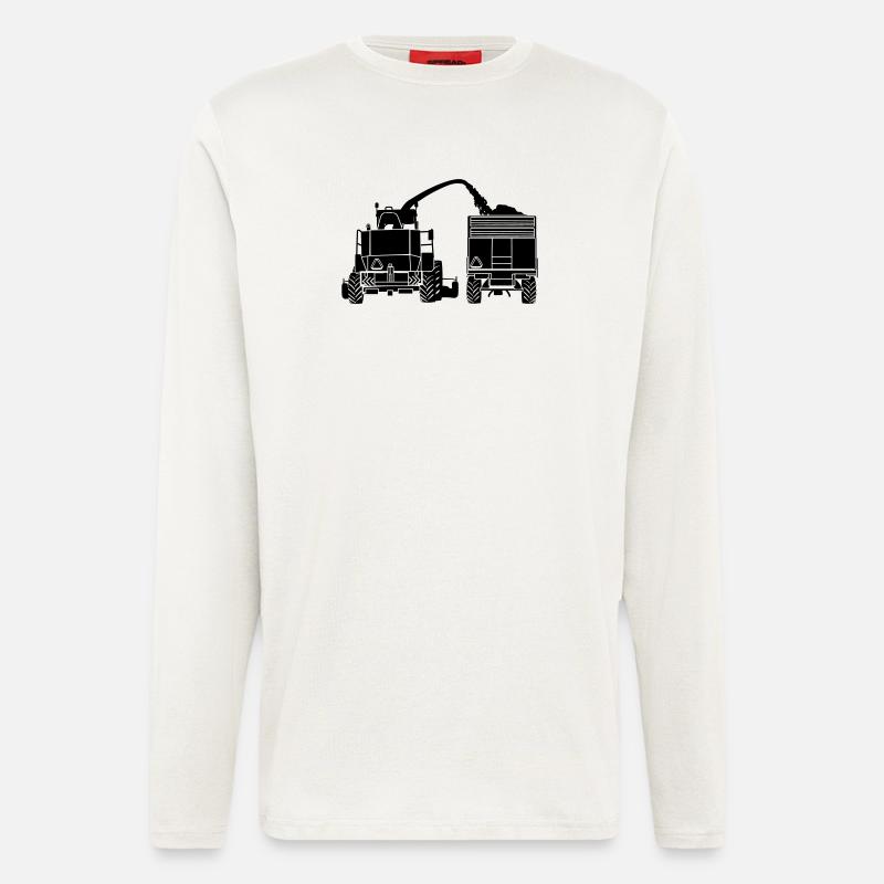 Corn chopper - Longsleeve - made by SPREAD  - OFF WHITE