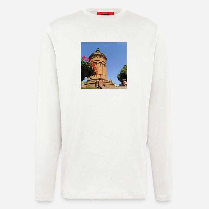 WASSERTURM MANNHEIM - Langarmshirt - made by SPREAD  - OFF WHITE