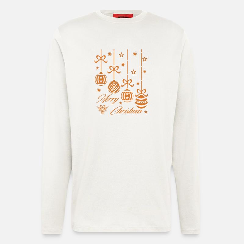 MERRY CHRISTMAS WEIHNACHTSKUGELN - Langarmshirt - made by SPREAD  - OFF WHITE