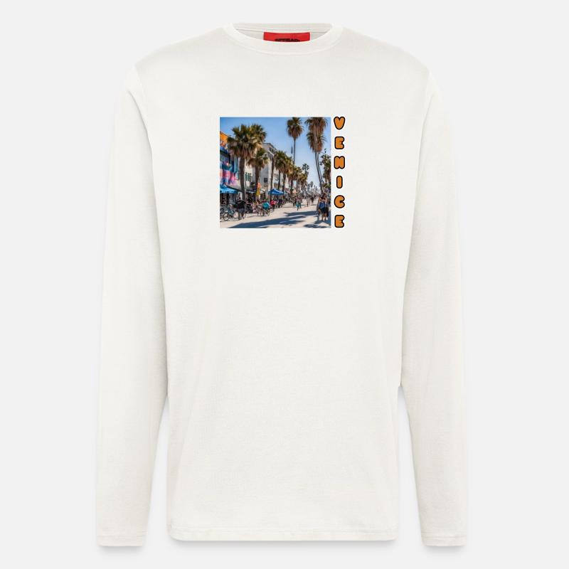 VENICE BEACH - Langarmshirt - made by SPREAD  - OFF WHITE