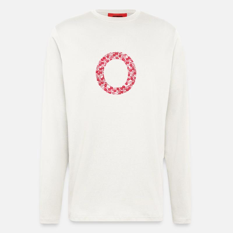 Buchstabe O - Erstes Geschenk - Langarmshirt - made by SPREAD  - OFF WHITE