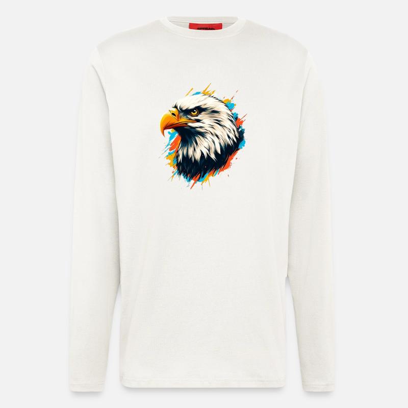 Bald Eagle - Longsleeve - made by SPREAD  - OFF WHITE