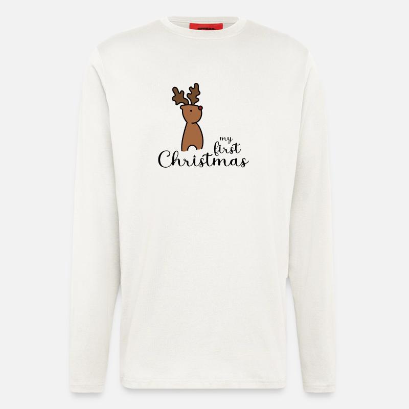 my first christmas design - Langarmshirt - made by SPREAD  - OFF WHITE