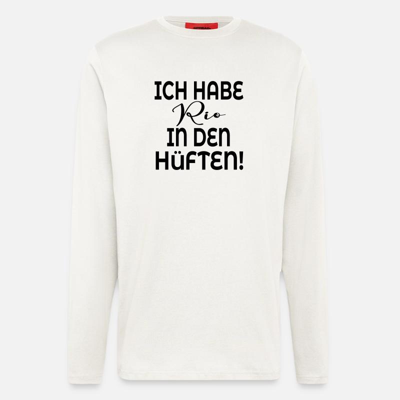 TANZEN HÜFTE BEWEGUNG - Langarmshirt - made by SPREAD  - OFF WHITE