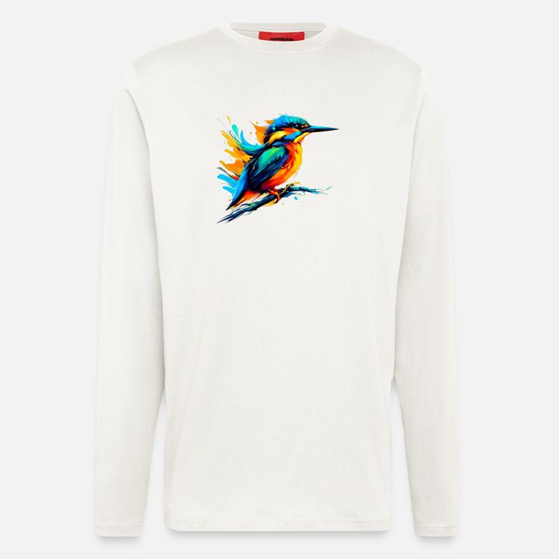 Eisvogel - Langarmshirt - made by SPREAD  - OFF WHITE
