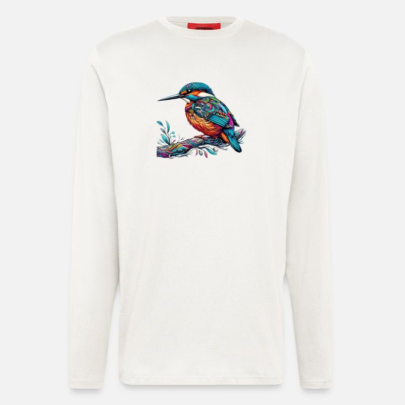 Eisvogel - Langarmshirt - made by SPREAD  - OFF WHITE