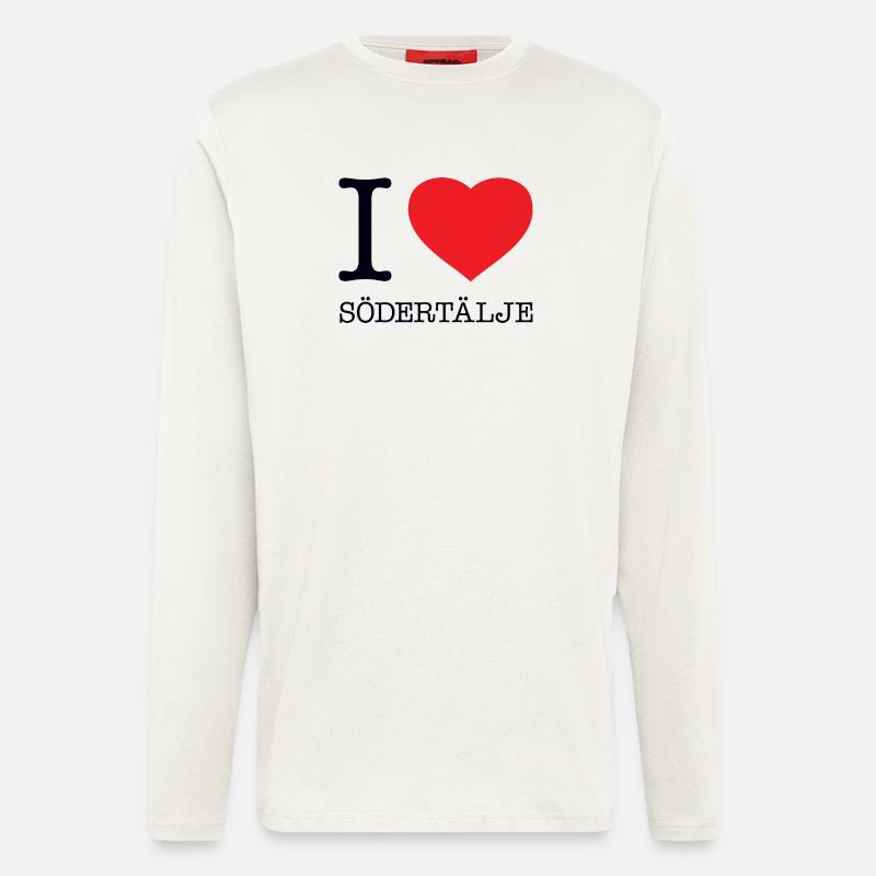 I LOVE SÖDERTÄLJE - Longsleeve - made by SPREAD  - OFF WHITE