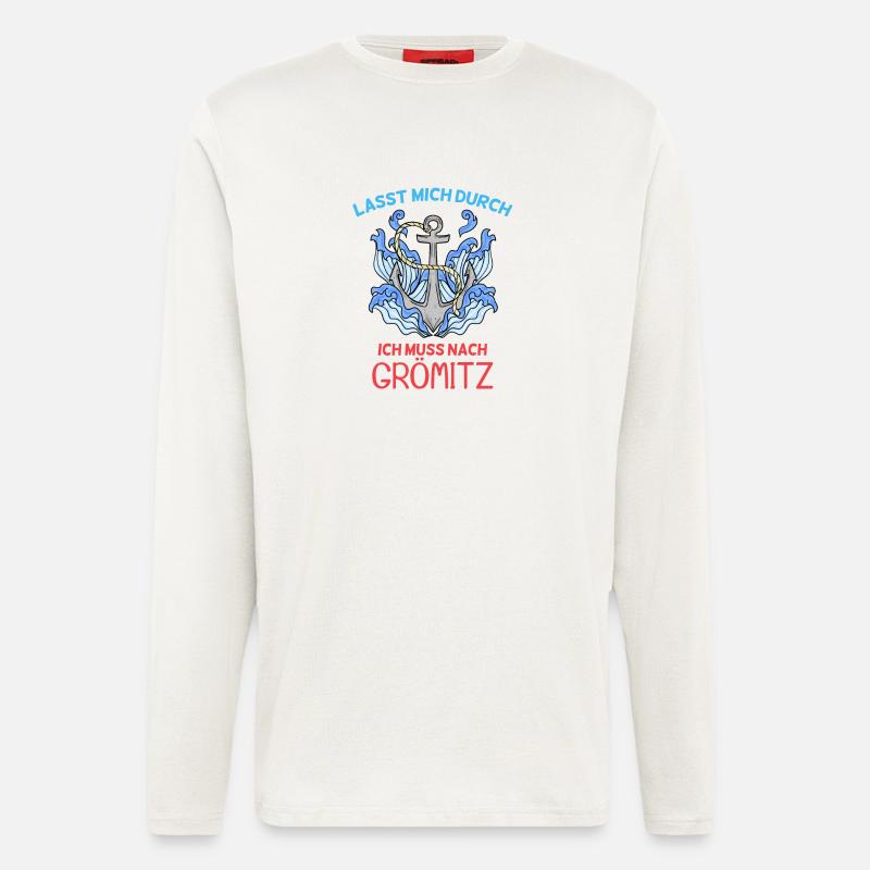 Grömitz Spruch - Langarmshirt - made by SPREAD  - OFF WHITE