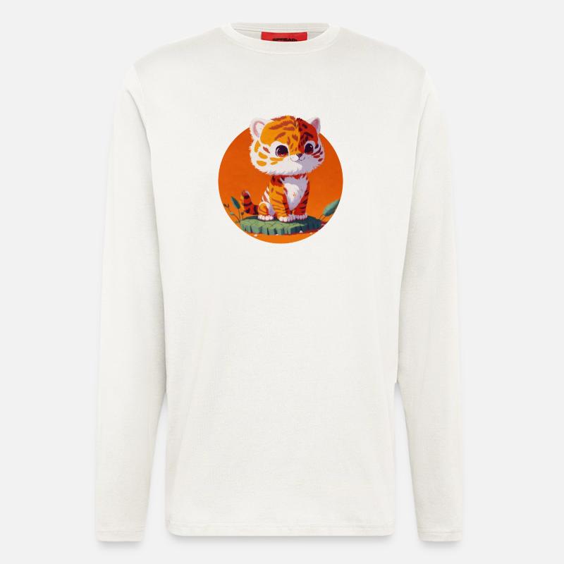 Kleiner Tiger So Süßes Kind - Langarmshirt - made by SPREAD  - OFF WHITE