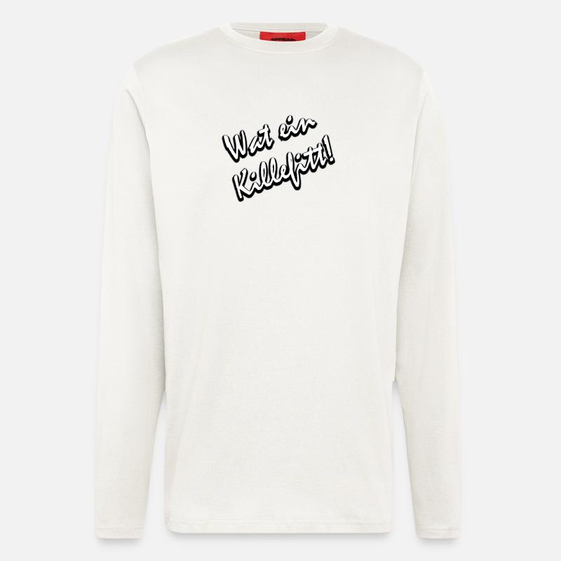 Wat ein killefitt Ruhrdeutsch - Langarmshirt - made by SPREAD  - OFF WHITE