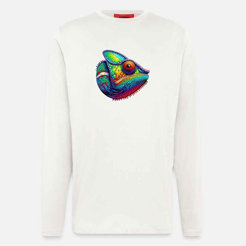 Chameleon - Longsleeve - made by SPREAD  - OFF WHITE