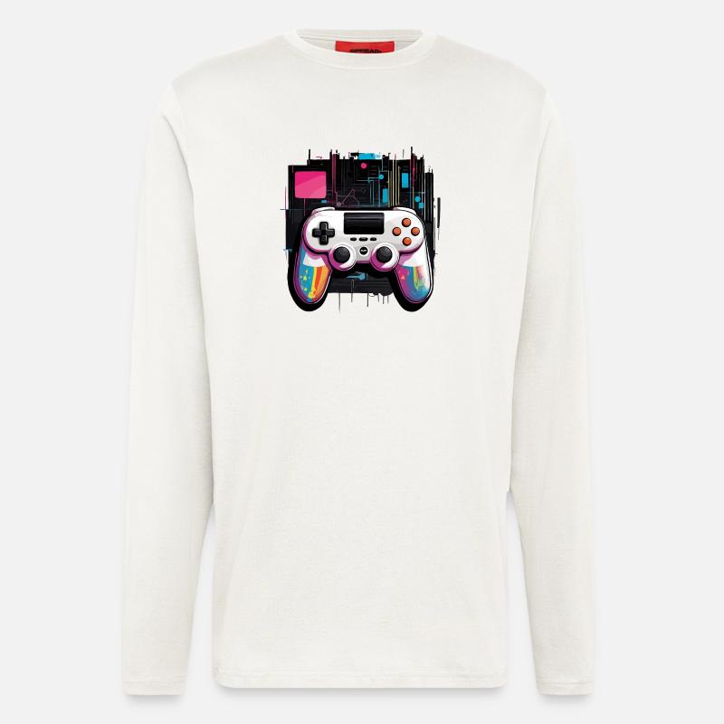 Gamer Controller - Longsleeve - made by SPREAD  - OFF WHITE