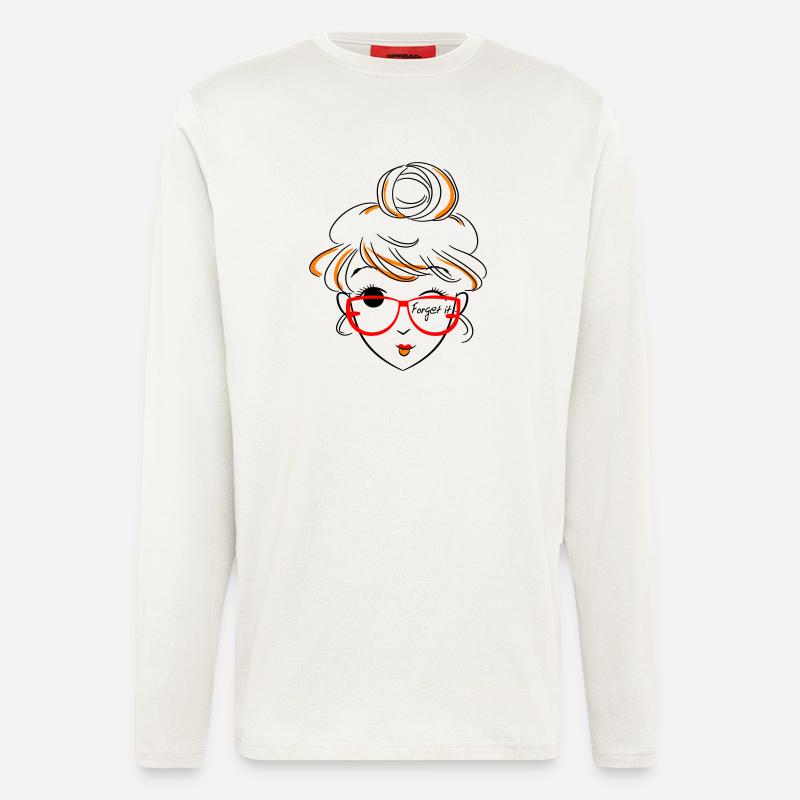 Girl, forget it - Longsleeve - made by SPREAD  - OFF WHITE