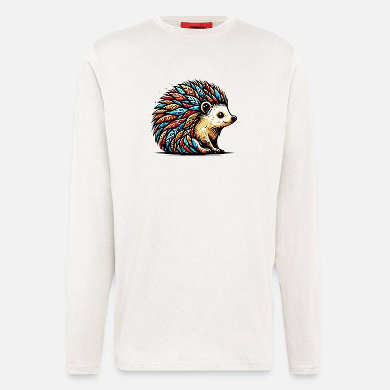 Hedgehog - Longsleeve - made by SPREAD  - OFF WHITE