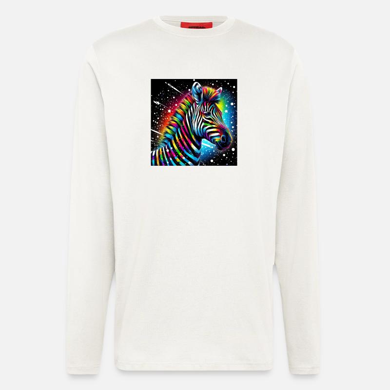 Zebra - Langarmshirt - made by SPREAD - OFF WHITE