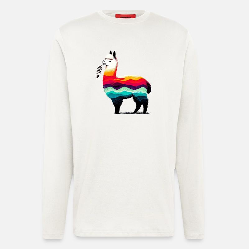 Alpaka - Langarmshirt - made by SPREAD - OFF WHITE