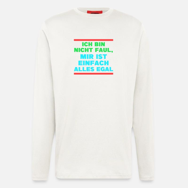 I don't care about the statement - Longsleeve - made by SPREAD - OFF WHITE