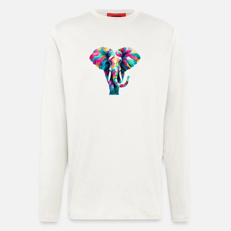 Elephant - Longsleeve - made by SPREAD  - OFF WHITE