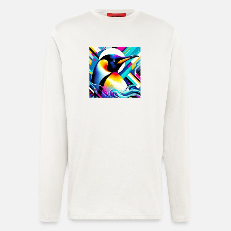 Pinguin - Langarmshirt - made by SPREAD  - OFF WHITE