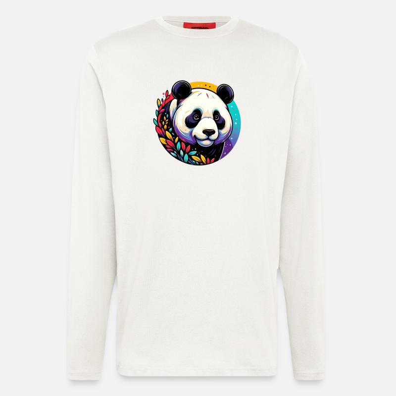Panda - Langarmshirt - made by SPREAD  - OFF WHITE