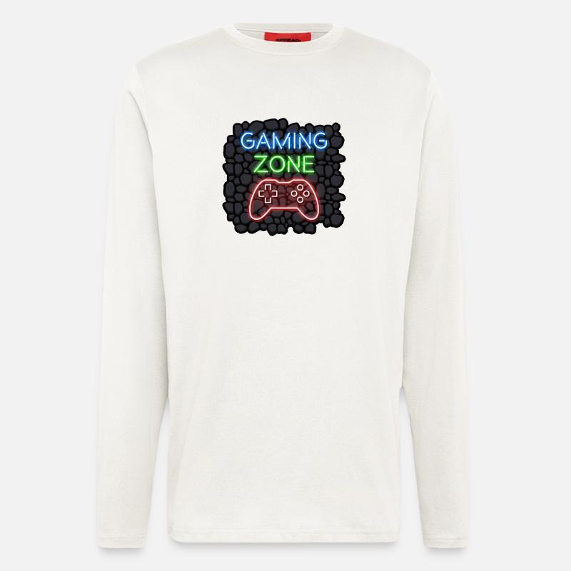 Gaming Zone - Langarmshirt - made by SPREAD  - OFF WHITE