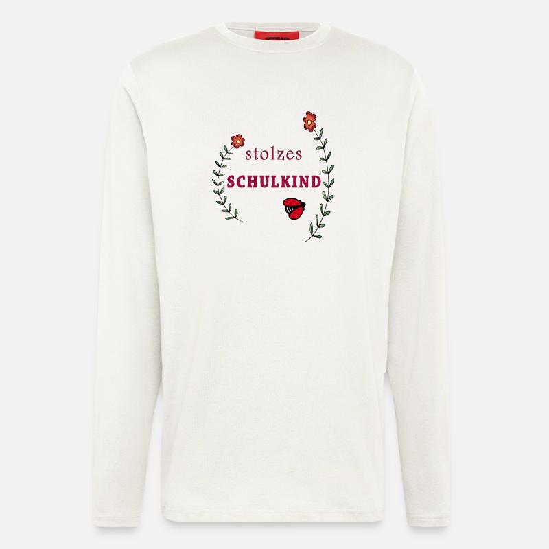 stolzes Schulkind Einschulung - Langarmshirt - made by SPREAD  - OFF WHITE
