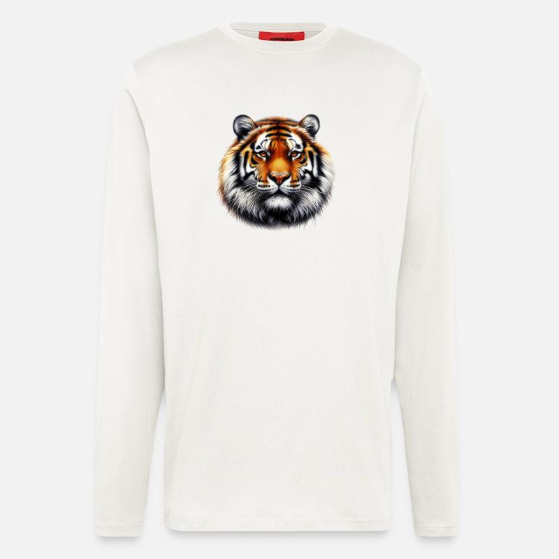 Tiger - Langarmshirt - made by SPREAD  - OFF WHITE