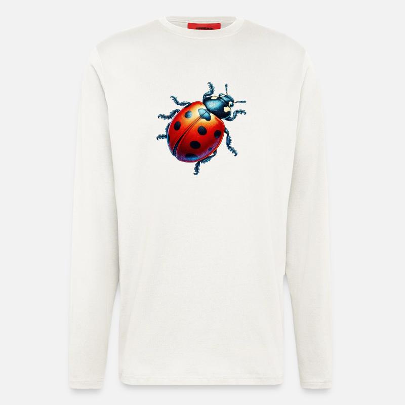 Marienkäfer - Langarmshirt - made by SPREAD  - OFF WHITE