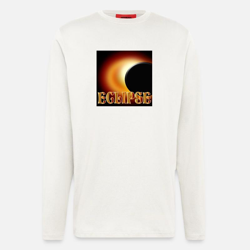 SOLAR ECLIPSE ECLIPSE ASTRONOMY - Longsleeve - made by SPREAD  - OFF WHITE