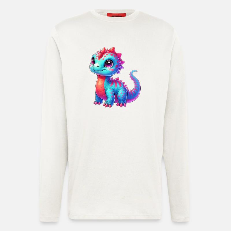 Dinosaur - Longsleeve - made by SPREAD  - OFF WHITE