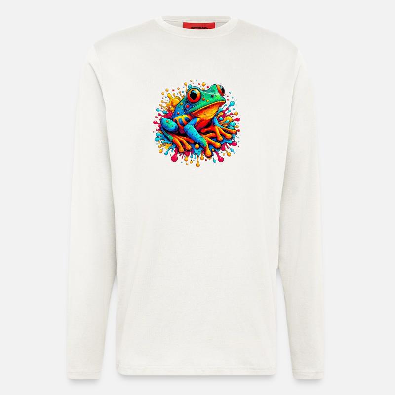 Frosch - Langarmshirt - made by SPREAD - OFF WHITE