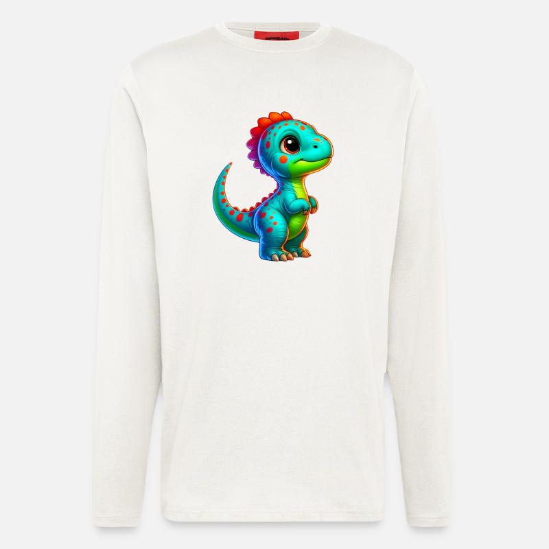 Dinosaur - Longsleeve - made by SPREAD  - OFF WHITE