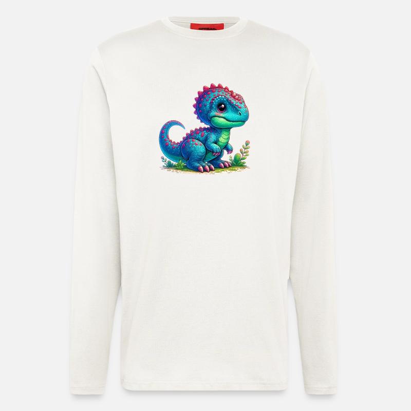 Dinosaur - Longsleeve - made by SPREAD  - OFF WHITE