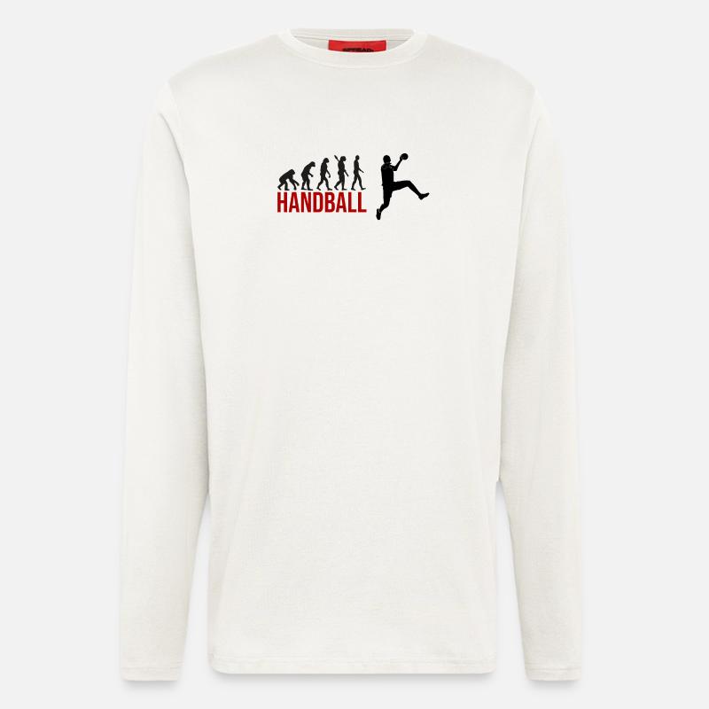 Evolution Handball - Langarmshirt - made by SPREAD  - OFF WHITE