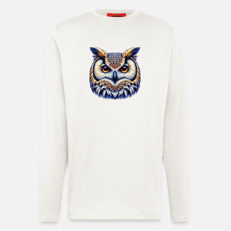 Owl - Longsleeve - made by SPREAD  - OFF WHITE