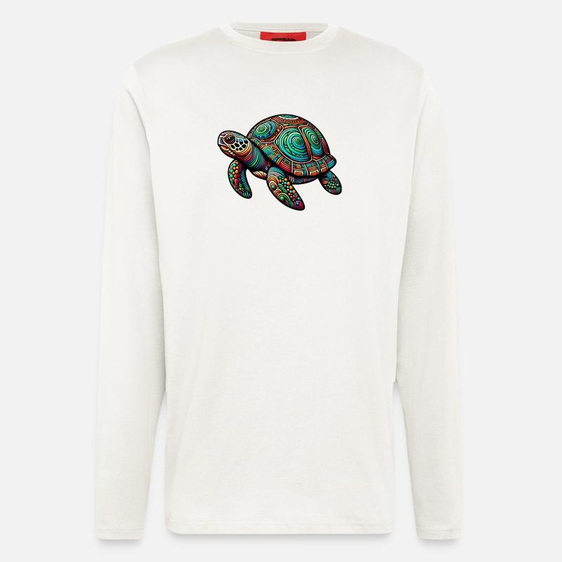 Turtle - Longsleeve - made by SPREAD  - OFF WHITE