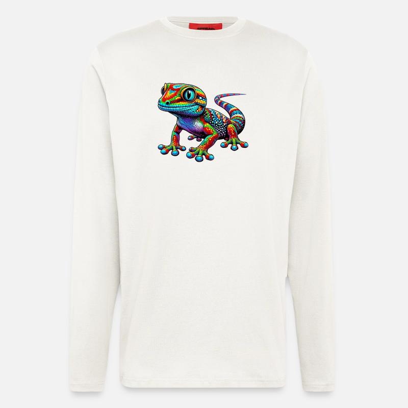 Gecko - Langarmshirt - made by SPREAD  - OFF WHITE