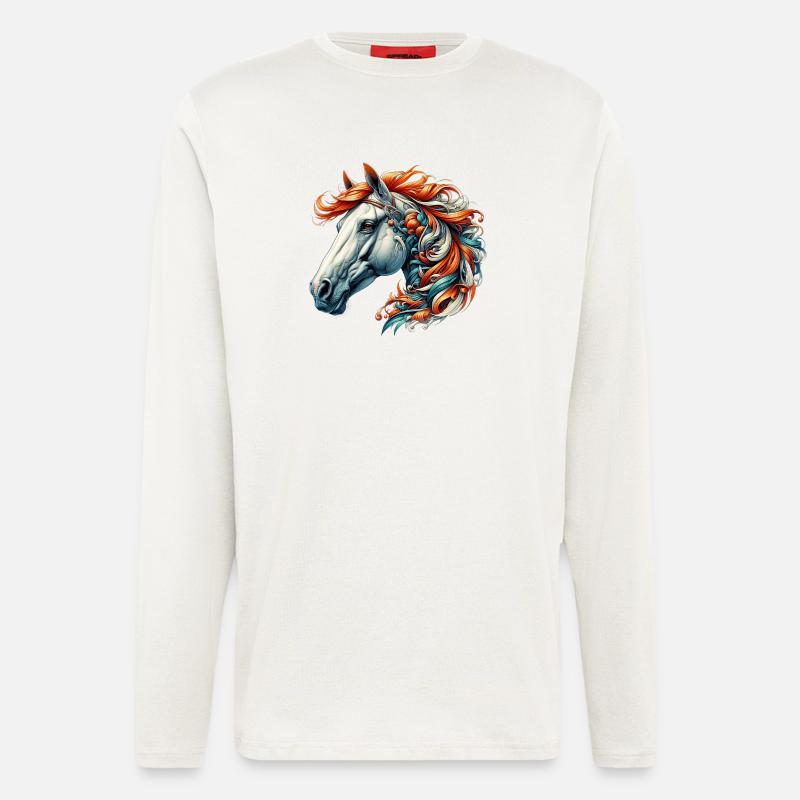 Horse - Longsleeve - made by SPREAD - OFF WHITE