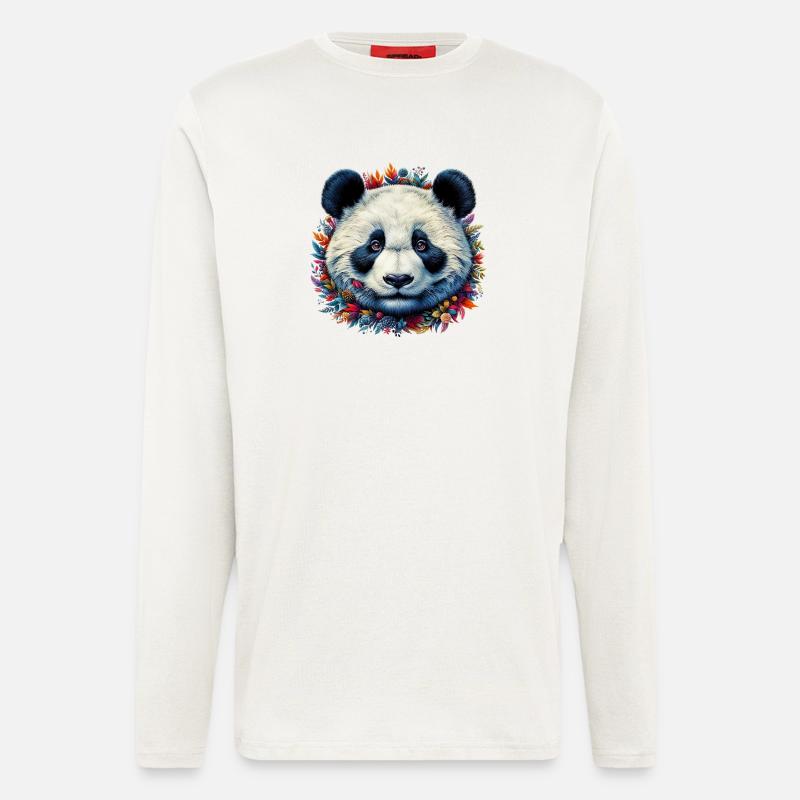Panda - Langarmshirt - made by SPREAD - OFF WHITE