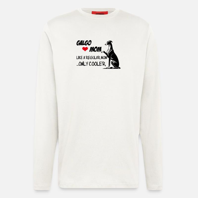 Galgo Mom - Langarmshirt - made by SPREAD  - OFF WHITE