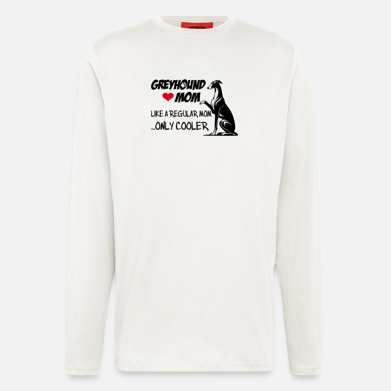 Greyhound Mom - Langarmshirt - made by SPREAD  - OFF WHITE