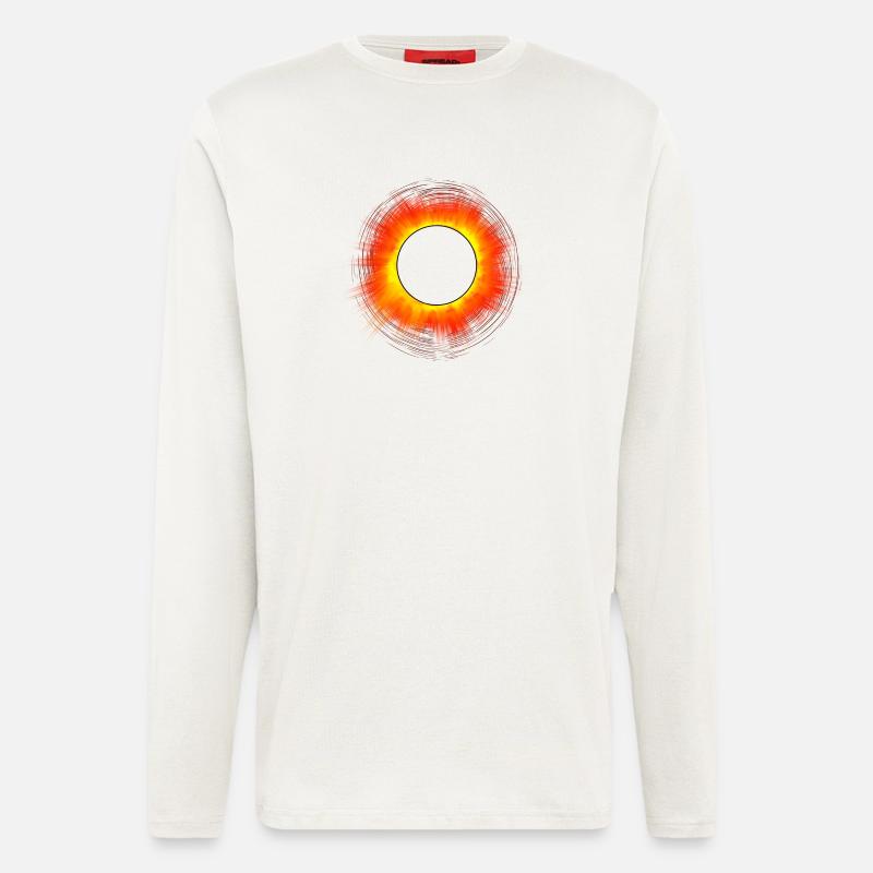 Sonnenfinsternis Total Solar Eclipse - Longsleeve - made by SPREAD  - OFF WHITE