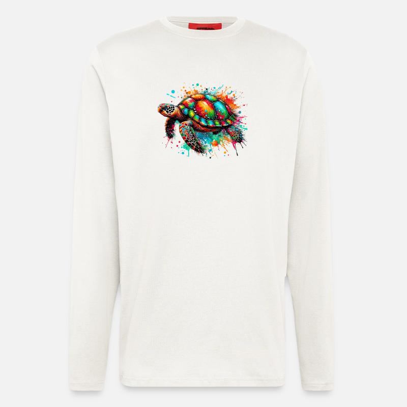 Turtle - Longsleeve - made by SPREAD  - OFF WHITE
