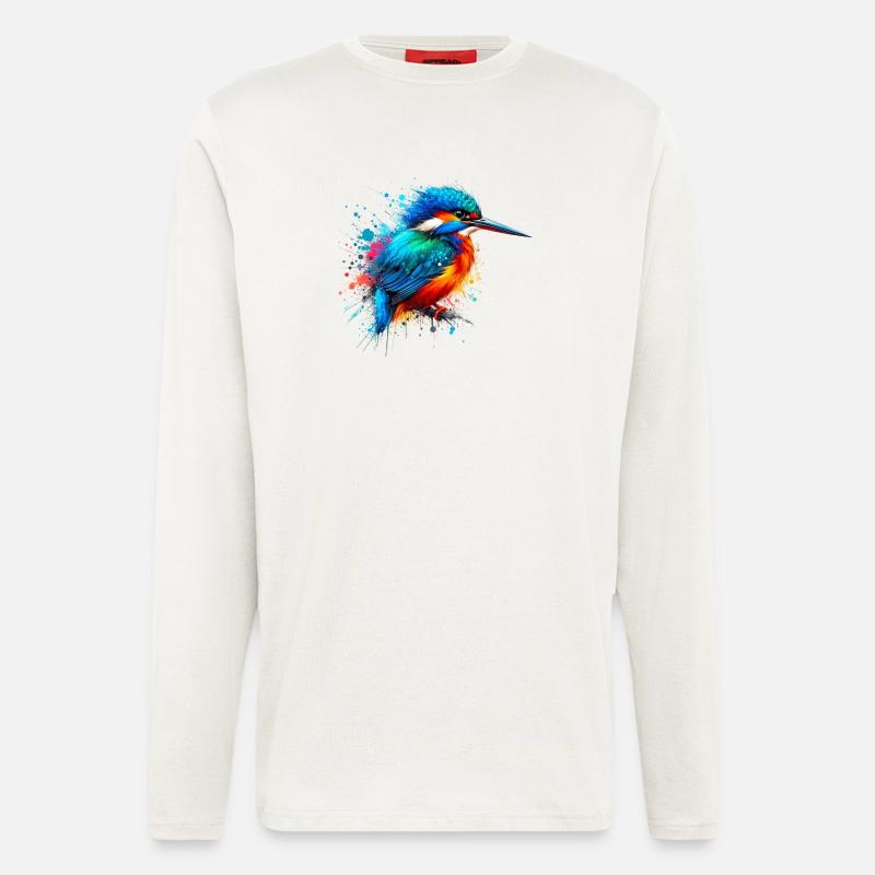 Eisvogel - Langarmshirt - made by SPREAD  - OFF WHITE