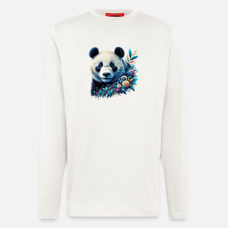 Panda - Langarmshirt - made by SPREAD - OFF WHITE